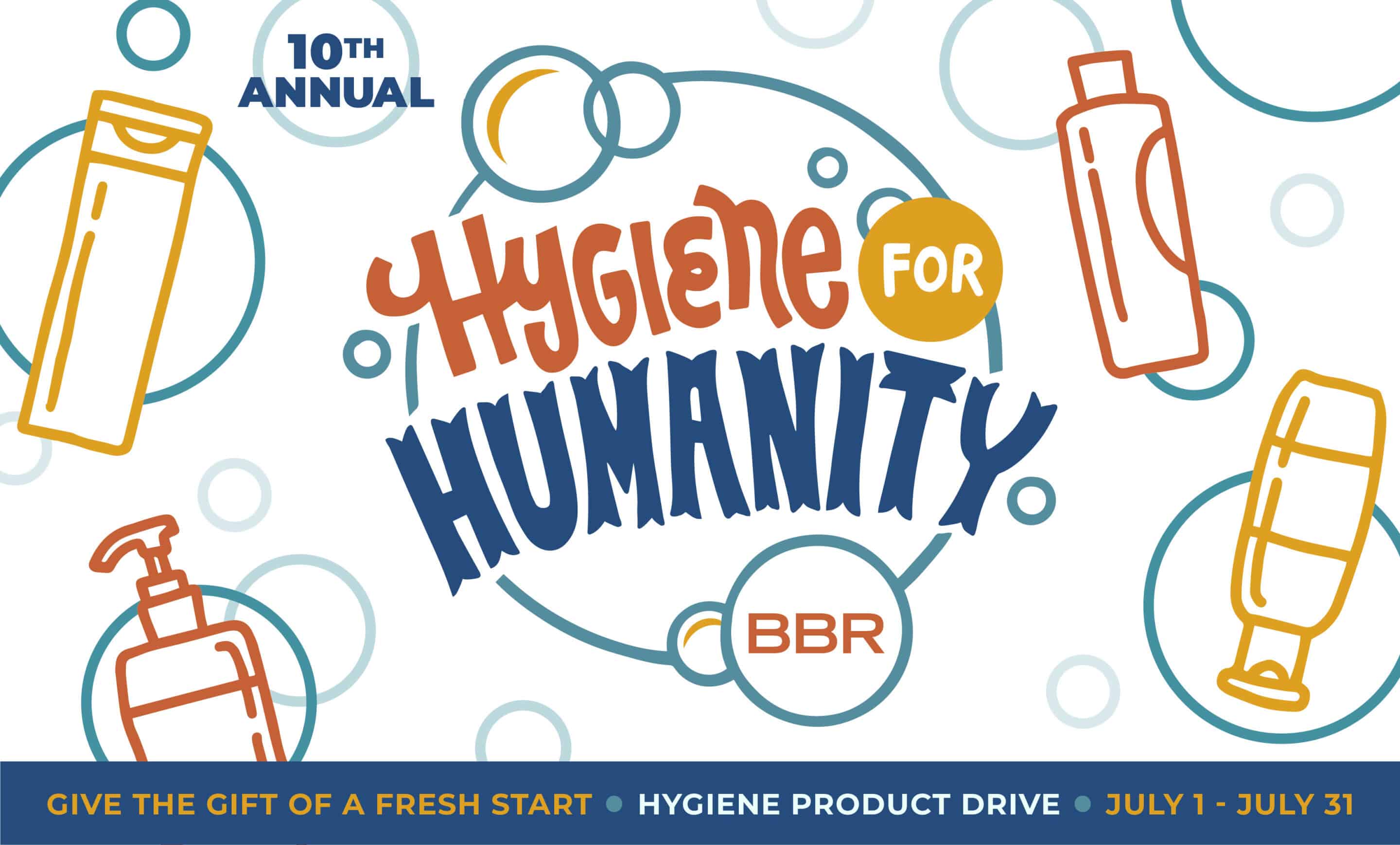BBR Hygiene for Humanity 2024 Drive Poster